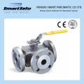 3 Way ANSI Standard 304 Material Flanged End Ball Valve